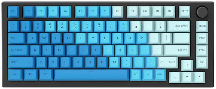 Actual product image Glorious PC Gaming Race GPBT Keycaps - 114 PBT keycaps, ANSI, US layout, Caribbean