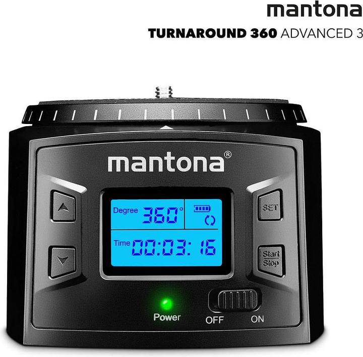 Produktbild mantona Turnaround 360 Advanced 3 (Panoramakopf)