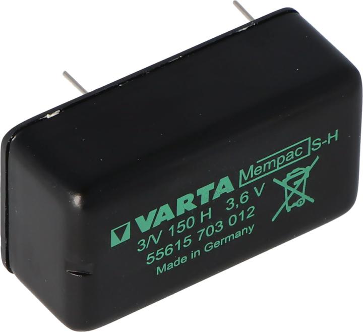 Immagine prodotto Varta Batteria di backup MEMPAC S-H, 3N150H, 55615-703-012 (1 pz., Specifico del dispositivo, 150 mAh)