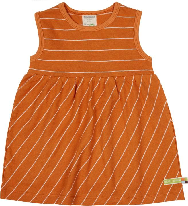 Produktbild loud + proud Kleid Streifen mit Leinen (80)