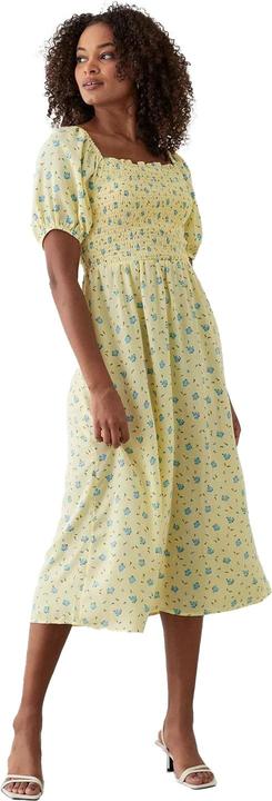 Actual product image Dorothy Perkins Ditsy print ruffled midi dress (42 D)