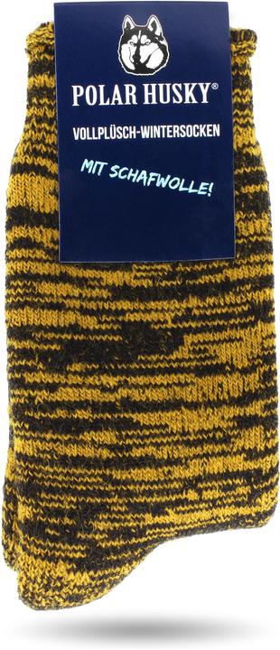 Actual product image Polar Husky Farbige Vollplüsch-Socken mit Wolle (Single pack, 47 - 50)