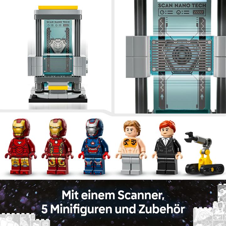 Actual product image LEGO Iron Man's Laboratory: Hall of Armour (76315, LEGO Super Mario)