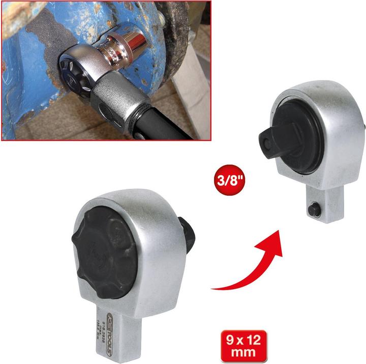 Actual product image KS Tools Reversible ratchet (3/8")