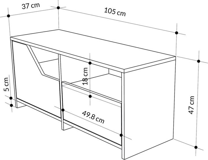 Actual product image Skye Decor Nexus (105 x 37 x 47 cm)