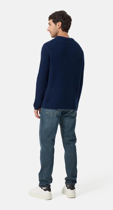Actual product image Cash-Mere Grobgestrickter Wolle Kaschmir Rundhals Pullover (L)