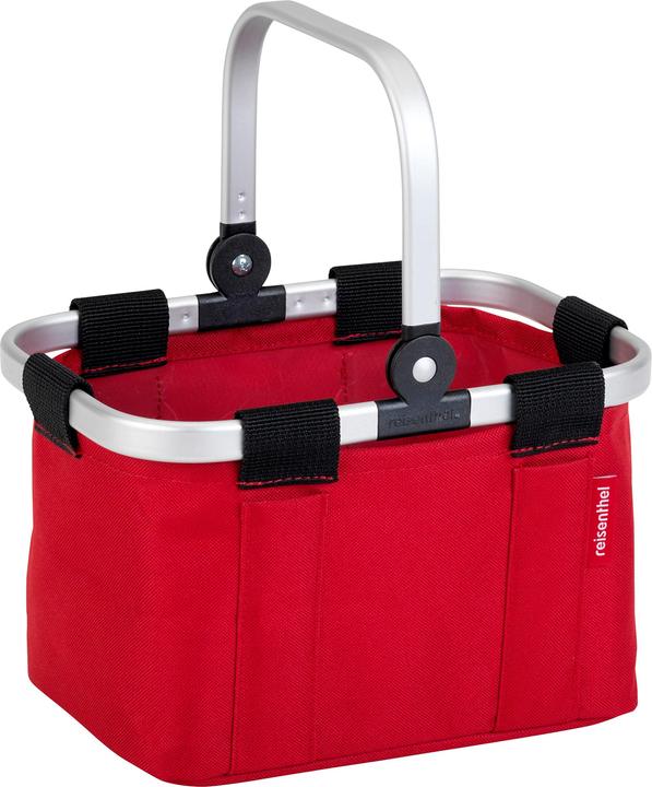 Actual product image Theo Klein 9661 reisenthel shopping basket "carrybag mini", red I Shopping accessory with aluminium frame and f