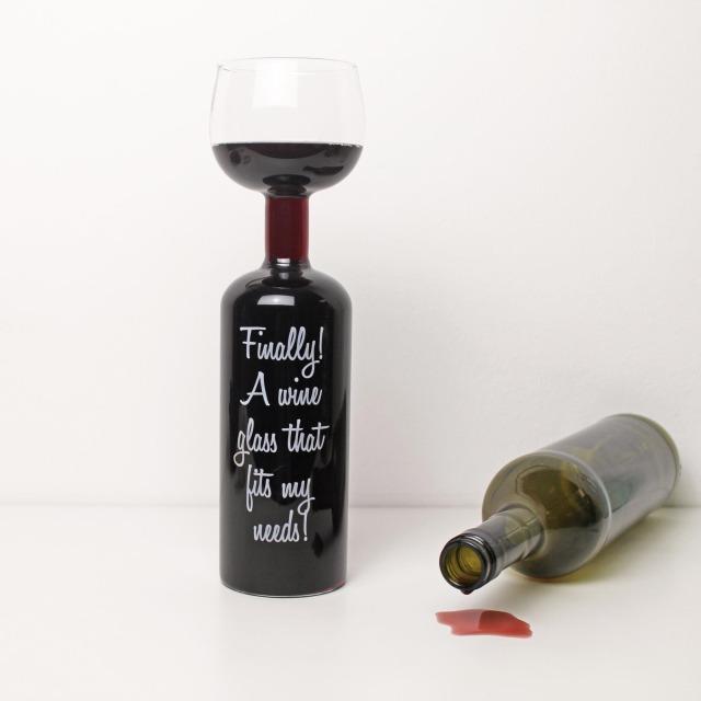 Produktbild Winkee Weinflaschenglas (75 cl, 1 Gläser, Rotweingläser)
