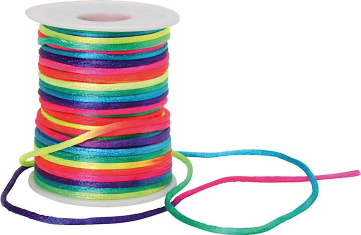 Actual product image Creativ Company Macramé cord in rainbow colours, 40 m