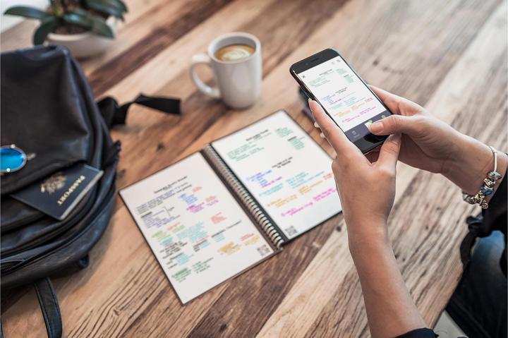 Image du produit Rocketbook Carnet de notes Core Smart (A5, Pointillés, Couverture rigide)