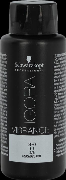 Actual product image Schwarzkopf Professional IGORA Vibrance Hair Tint NEW (8-0 Light blonde)