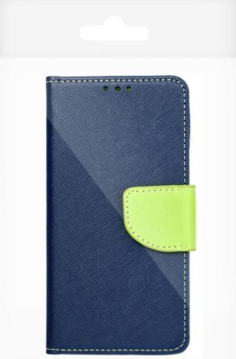 Actual product image Fancy Book Book case OEM case for SAMSUNG S24 Plus navy / lime (Samsung Galaxy S24+)