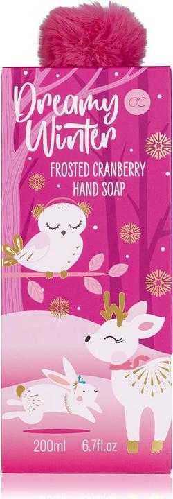 Accentra Handseife DREAMY WINTER in Pumpspender inkl. Geschenkbox, 200ml, Duft: Frosted Cranberry, Farbe: lil (Flüssigseife, 200 ml)