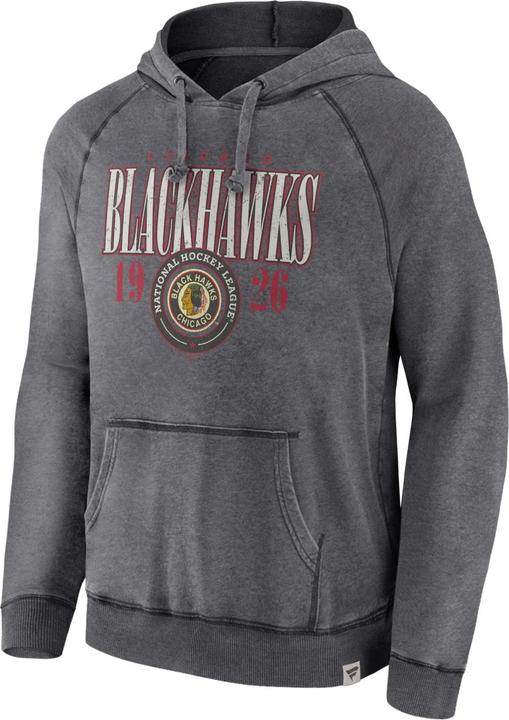 Produktbild Fanatics Chicago Blackhawks NHL Heather Frech Terry Hoody - M (M)