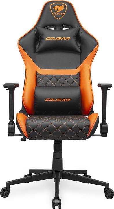 Cougar Gaming-Stuhl Armor One V2, Schwarz/Orange