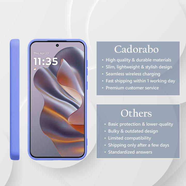 Immagine prodotto Cadorabo Custodia per Motorola Moto Edge 50 Neo TPU Liquid Silicone Case (Motorola Edge 50 Neo)