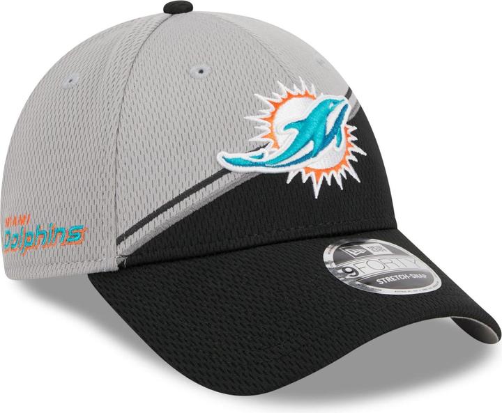 Immagine prodotto New Era 9Forty Cap Stretch Sideline 2023 Miami Dolphins (Taglia unica)