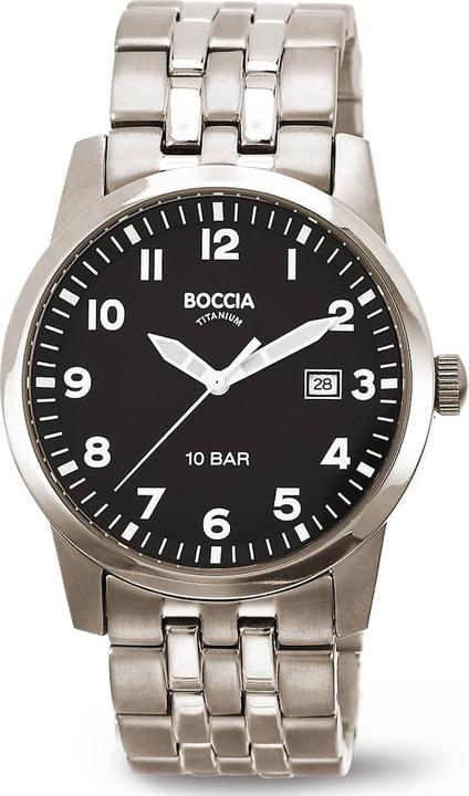 Actual product image Boccia 3631-02 Mens Titanium 38mm 10ATM Watch (Analogue wristwatch, 38 mm)