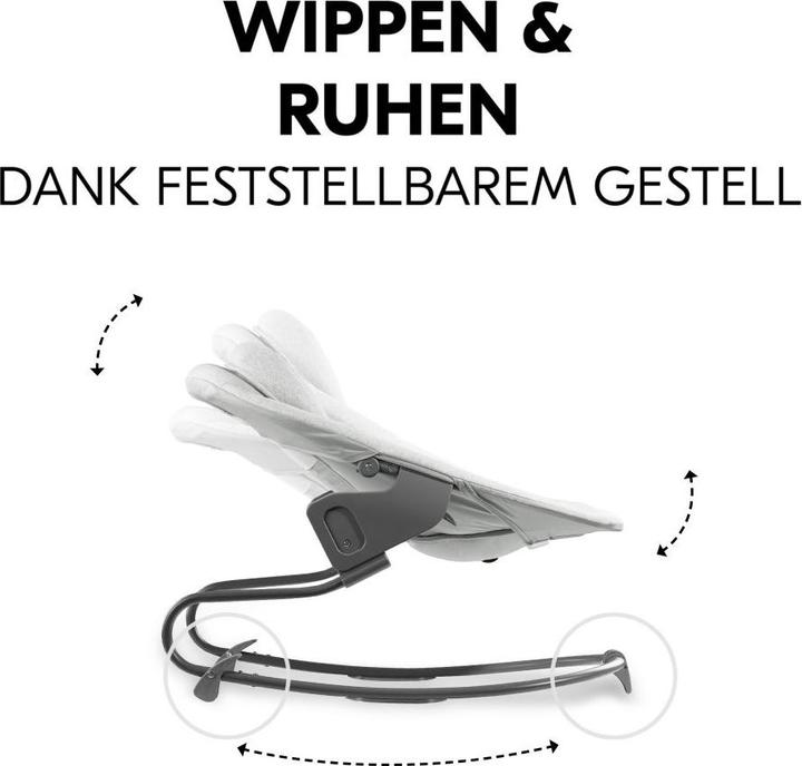 Produktbild Hauck Hochstühle Alpha Plus Grey 4-tlg. Newbornset Light Grey - (Hochstuhl)