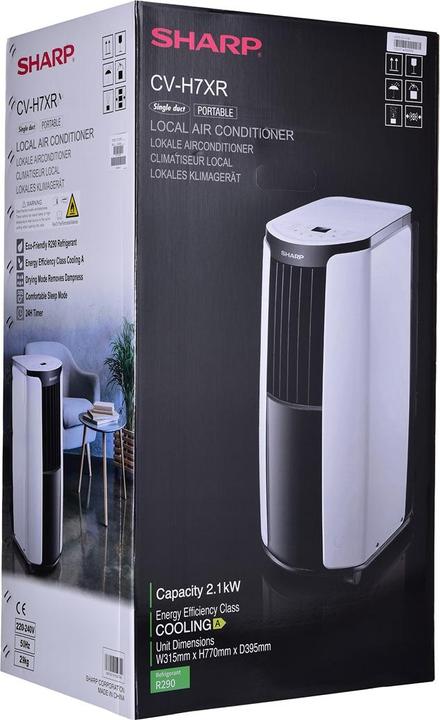 Actual product image Sharp Airco Cvh7xr (26 m², 7165.50 BTU/h)