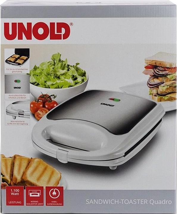 Image du produit Unold Grille-pain Quadro (Prise UE)