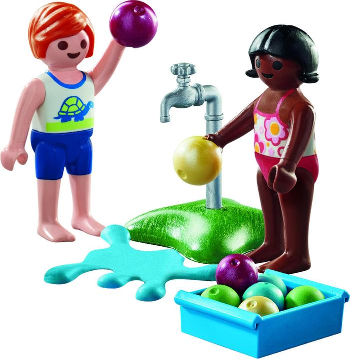Image du produit Playmobil Enfants avec ballons d'eau (71166, Playmobil Special Plus)