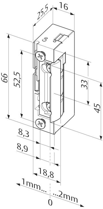 Image du produit effeff Gâches électr. 138 FAFIX 12V (Intérieur)