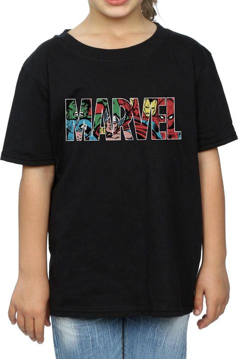 Immagine prodotto Maglietta con logo in cotone delle ragazze Infill (152, 158)