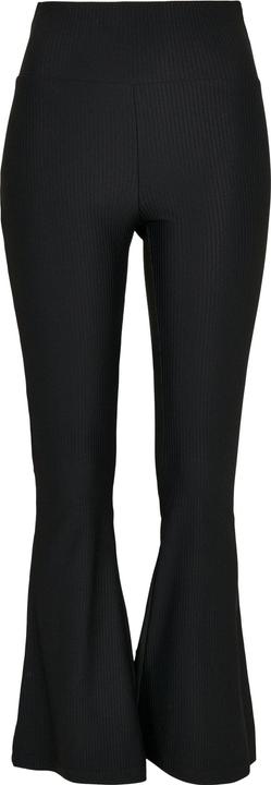 Immagine prodotto Urban Classics Leggings a vita alta da donna con taglio a stivale a costine (XS)