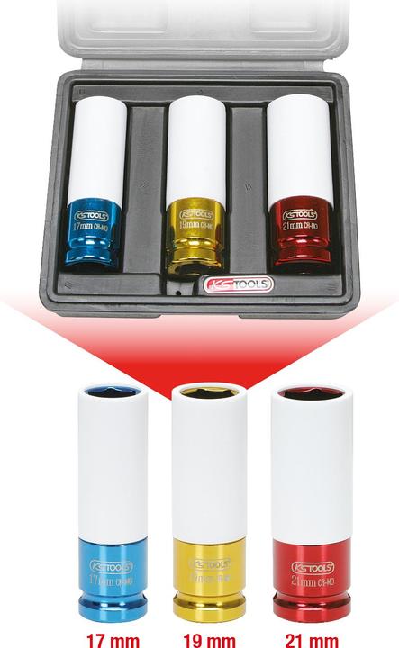 Image du produit KS Tools Jeu de douilles électriques (1/2")