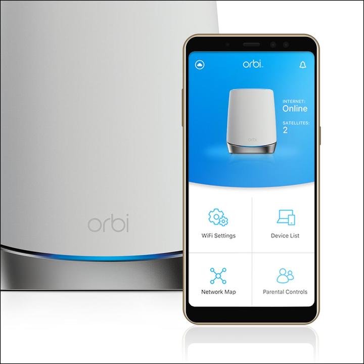 Produktbild Netgear Orbi WiFi 6 Mesh Zusatzsatellit AX4200 (RBS750)