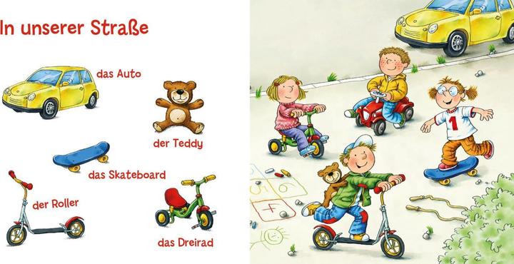 Immagine prodotto Buggy-Bücher: Mein Buggy-Bildwörterbuch: Unterwegs (Tedesco, Lucia Fisher, 2019)