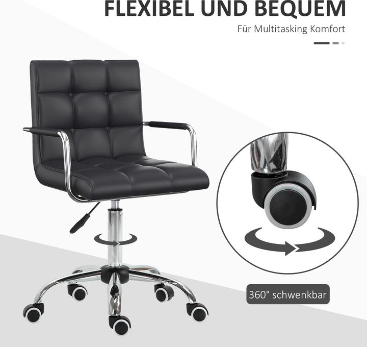 Actual product image Homcom Office chair with castors
