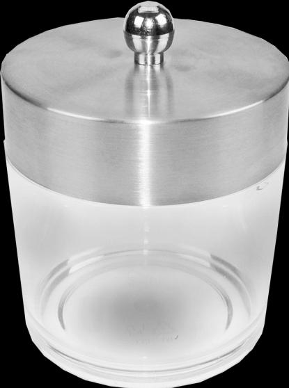 Immagine prodotto Barattolo multiuso, acrilico/acciaio inossidabile Altezza 13 cm, Ø 10 cm