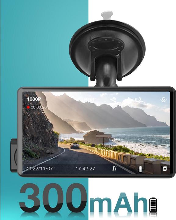 Image du produit Avizar Dashcam (Batterie, Microphone intégré, Full HD)