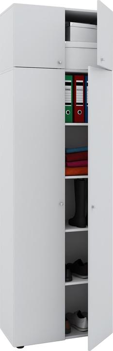 Produktbild VCM Holz Mehrzweckschrank Serie Vandol mit Drehtüren (70 x 40 cm)