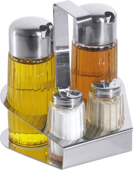 Contacto cruet salt & pepper, vinegar & oil 4 pcs.