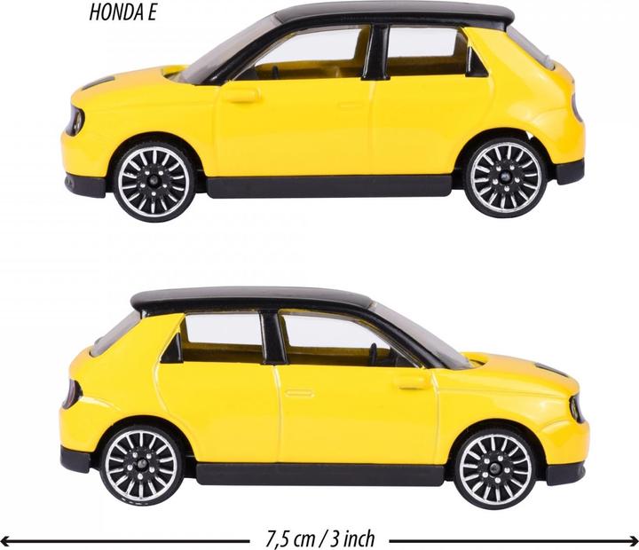 Actual product image Majorette Street Cars Honda E, yellow