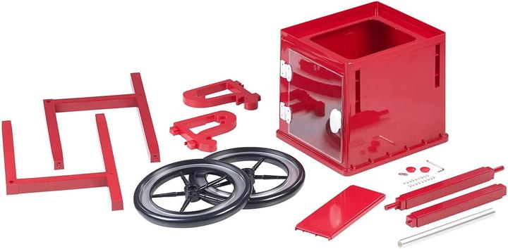 Produktbild Rosenstein & Söhne Rollwagen im Retro-Design für Popcorn-Maschine "Cinema" & "Movie", rot