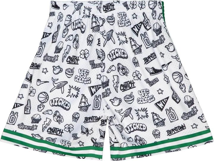 Actual product image Mitchell & Ness DOODLE Swingman Boston Celtics Shorts - XL (XL)