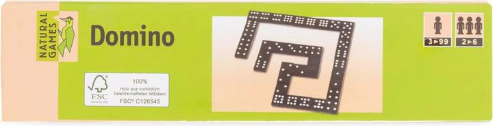 Produktbild Natural games Gesellschaftsspiel Domino (Deutsch)