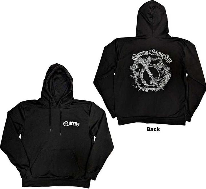 Queens Of The Stone Age Floral Chains Back Print (Hoodie)