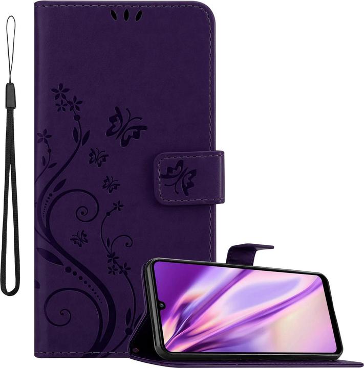 Floral dark purple
