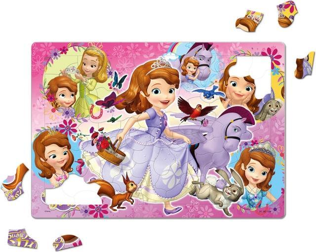 Actual product image Disney Little Princess Sofia children's puzzle 80 pieces (80 pieces)