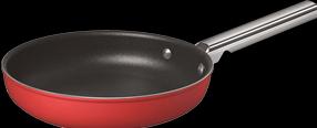 Immagine prodotto Smeg CKFF2801RDM Padella Ø 28 cm, rosso (28 cm, Padella per friggere, Acciaio inossidabile, Alluminio)