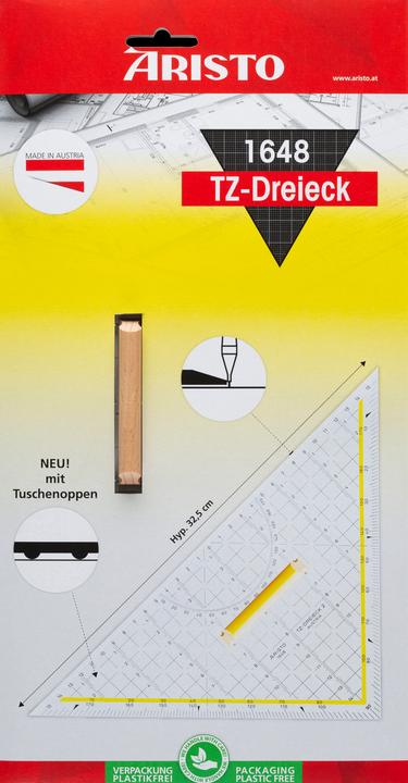 Produktbild Aristo Tz Dreieck 32,5cm mit Griff (32.50 cm)