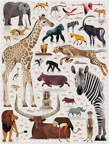 Produktbild Crocodile Creek 750 pcs World of African Animals (750 Teile)