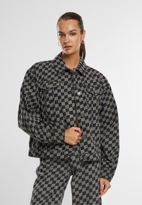 Produktbild Urban Classics Ladies 80‘s Oversized Laser Printed Denim Jacket - 166871 (5XL)