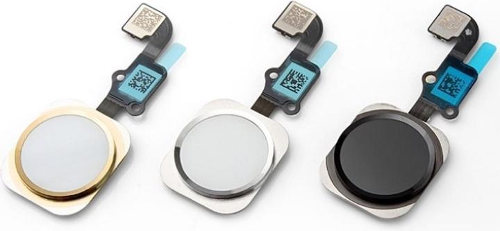 Produktbild Foxconn iPhone 6S Home Button Flexkabel mit Home Knopf und Gummiring gold (iPhone 6s)