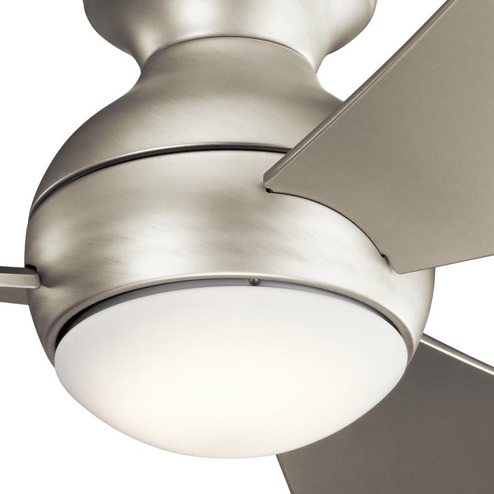 Actual product image Elstead Lighting Sola silent ceiling fan with LED light Ø86cm + remote control matt white (38 dB)